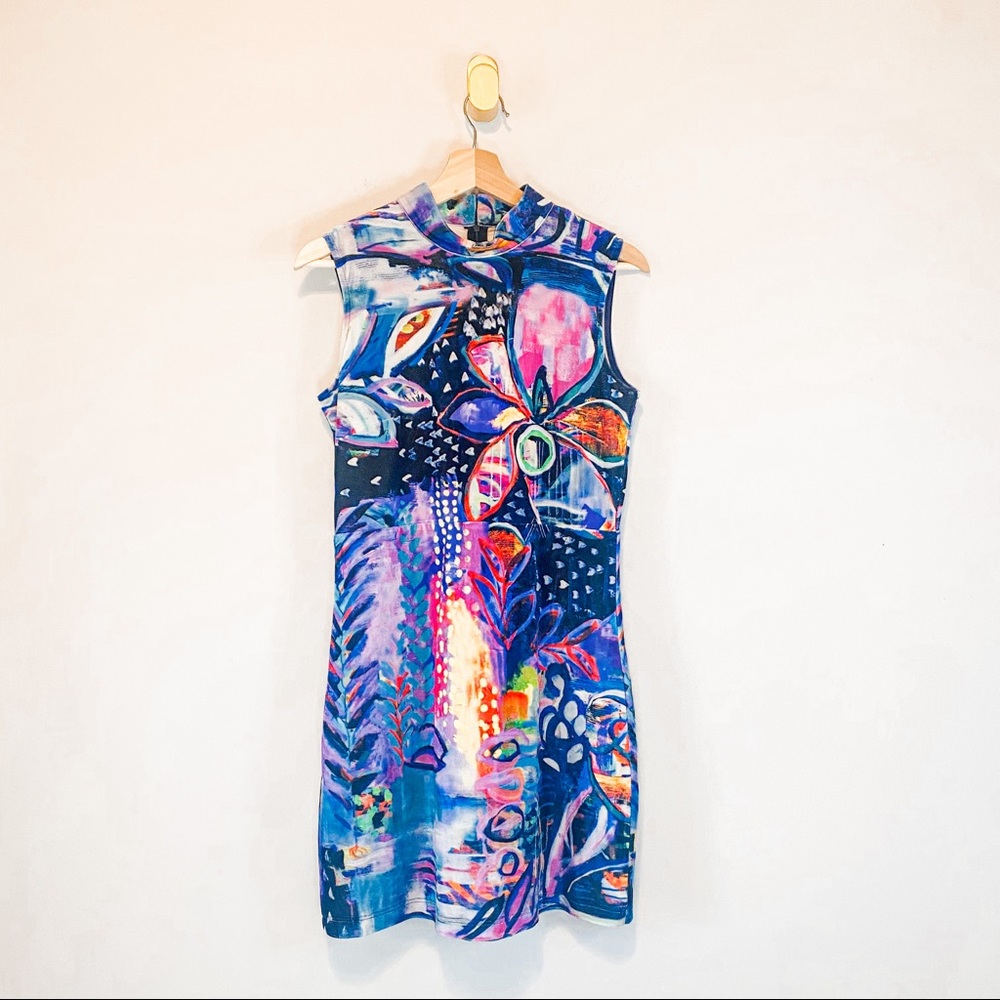 Simply Art by Dolcezza Purple Velvet High Neck